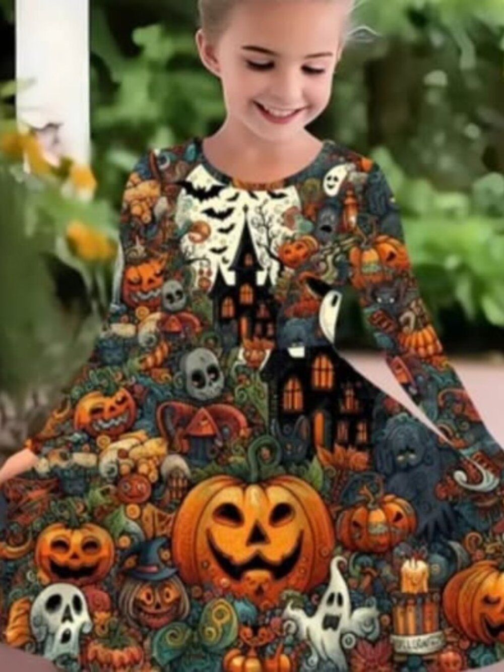Girls size 7/8 Halloween dress NEW 10.00